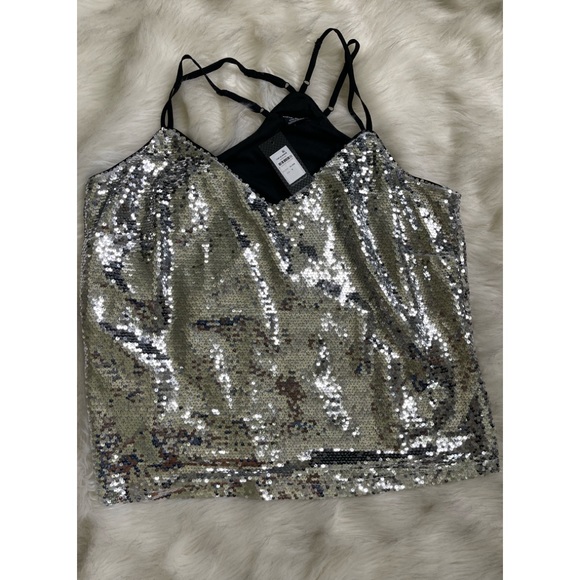 NWT City Chic Glimmer Halter Top - Picture 5 of 5